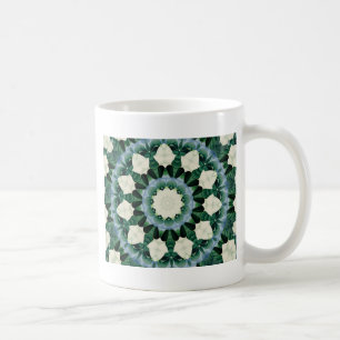 Sacramento Green and Cerulean Blue Mandala Coffee Mug