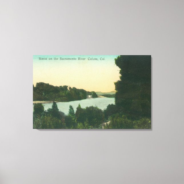 Sacramento River SceneColusa, CA Canvas Print (Front)