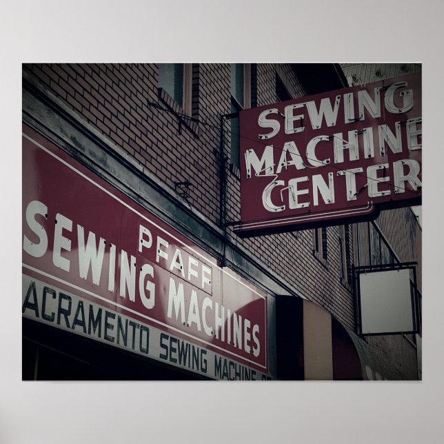 Sacramento Sewing Machine Centre Poster (Front)