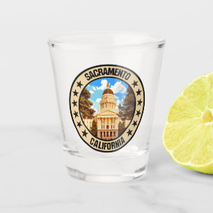 Sacramento                                         shot glass