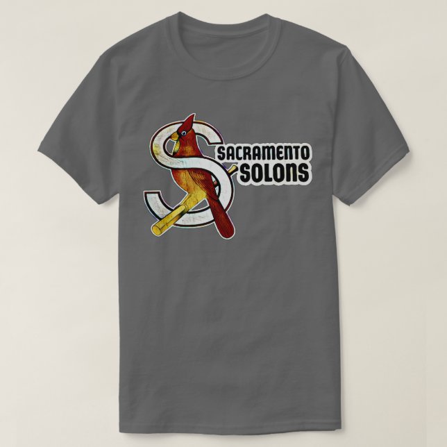 Sacramento Solons Baseball T-Shirt (Design Front)