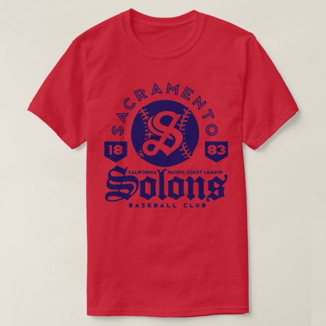 Sacramento Solons T-Shirt (Design Front)