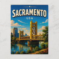Sacramento Tower Bridge Travel Keepsake
