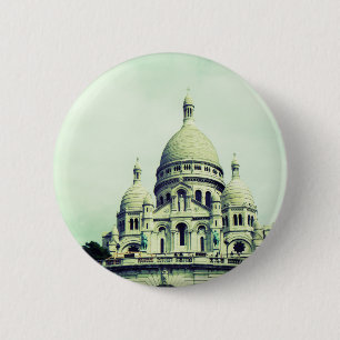 Sacre Coeur 6 Cm Round Badge