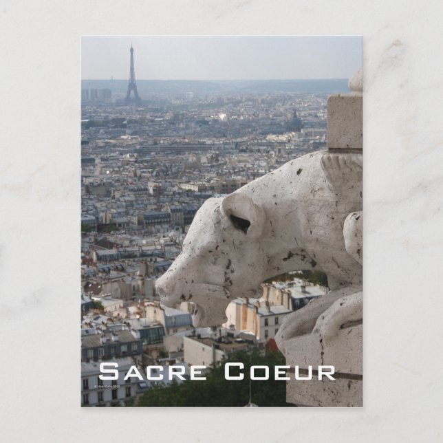 Sacre Coeur Gargoyle 2 Postcard (Front)