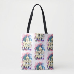 Sacré-Cœur Montmartre Canvas Paris Tote Bag