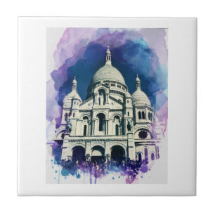 Sacré-Cœur Montmartre Paris France Architecture Tile