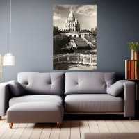 Sacré Coeur vintage black and white