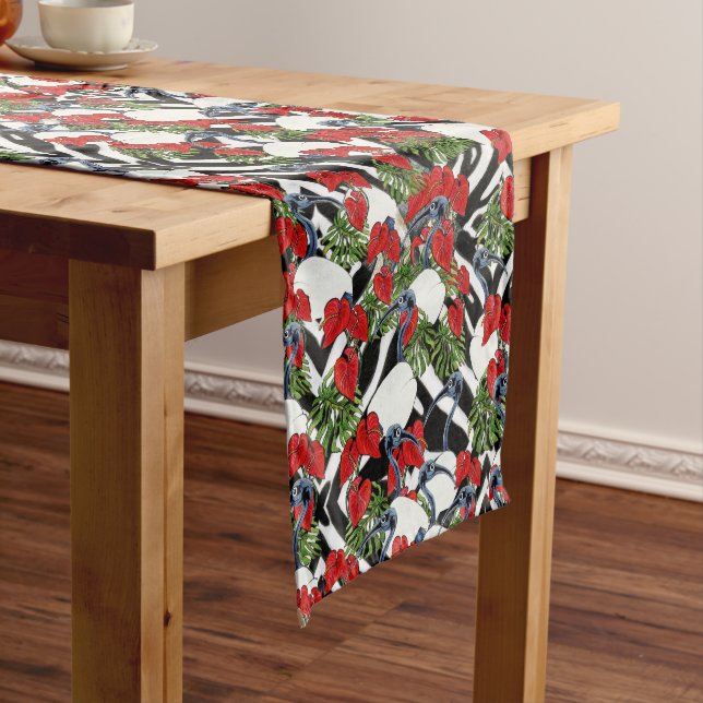 Sacred Anthurium Table Runner (In Situ)