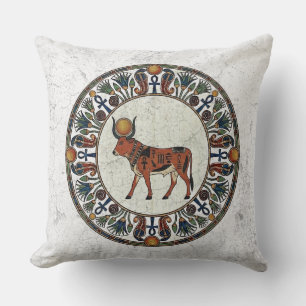 Sacred Apis Bull: Strength & Vitality Cushion