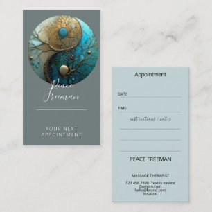 Sacred Balance Yin Yang Symbol Business Card