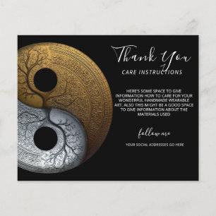 Sacred Balance Yin Yang Symbol Flyer