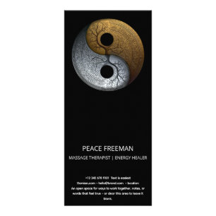 Sacred Balance Yin Yang Symbol Rack Card