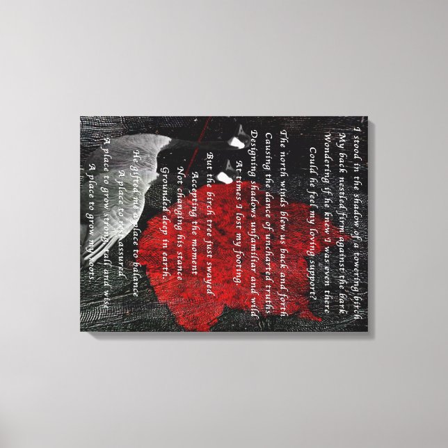 SACRED BIRCH CANVAS PRINT (Front)