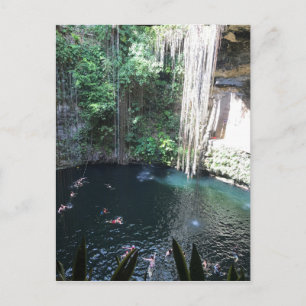Sacred Blue Cenote, Ik Kil, Mexico #2 Postcard