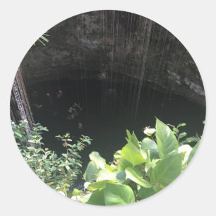 Sacred Blue Cenote, Ik Kil, Mexico #3 Stickers