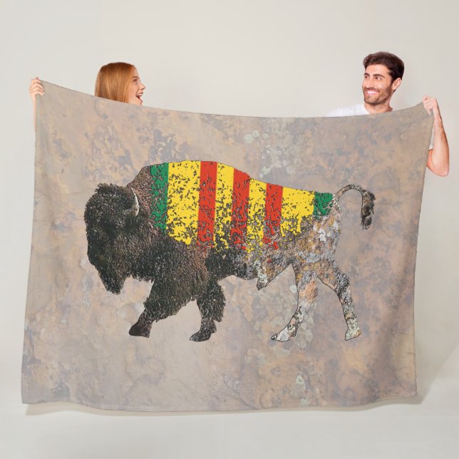 Sacred Buffalo Vietnam Veteran BLANKET (In Situ)