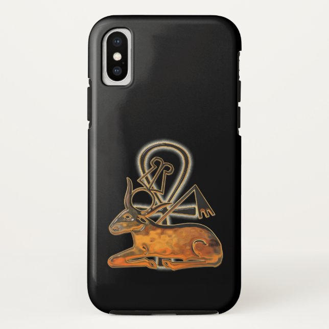 Sacred Bull Egyptian 3D Case-Mate iPhone Case (Back)
