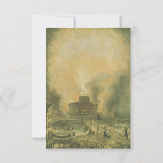 Sacred Castel Sant'Angelo Holy Card