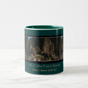 "Sacred Coffee Cup" Machu Picchu Incan Humour Mug