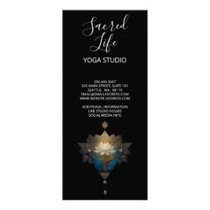 SACRED CONVERGENCE ALCHEMICAL LOTUS SYMBOL RACK CARD