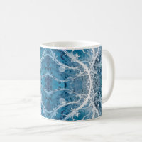 Sacred Cosmic Flow - Blue Silver Symmetry