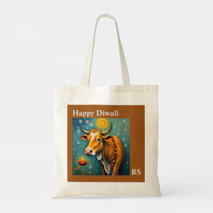 Sacred Cow Diwali Holiday Magic Tote Bag