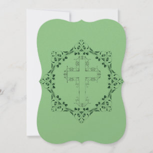 Sacred Cross Vintage Appreciation Flat Card ......