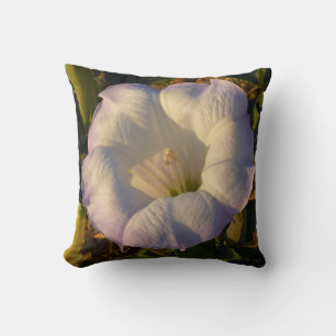 Sacred Datura Flower Desert Wildflower Cushion