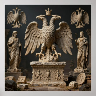 Sacred Double-Headed Eagle Relic Poster