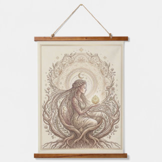 Sacred Earth Mother Hanging Tapestry