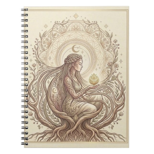 Sacred Earth Mother Notebook (Front)