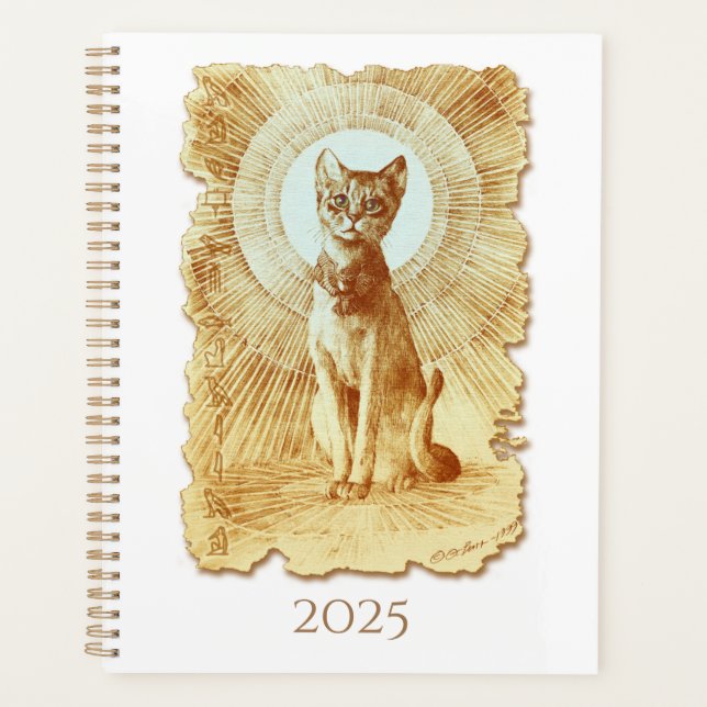 Sacred Egyptian Royal Cat Planner (Front)
