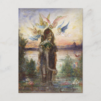Sacred Elephant (Péri) by Gustave Moreau Postcard