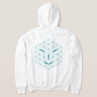 Sacred face - Arcturian 02, Sea Green-Tr. Hoodie