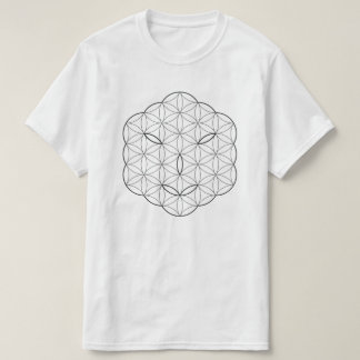 Sacred face - Arcturian, Bl-Wh. T-Shirt