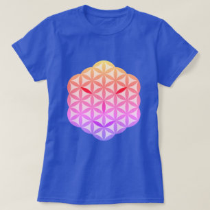 Sacred face - Arcturian, Blue. T-Shirt
