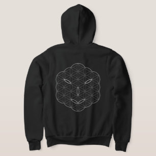  Sacred face - Arcturian, Wh/Tr. Hoodie