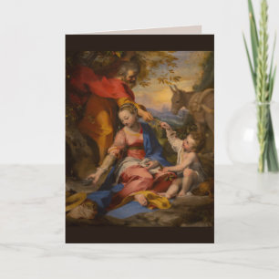 sacred family greeting card