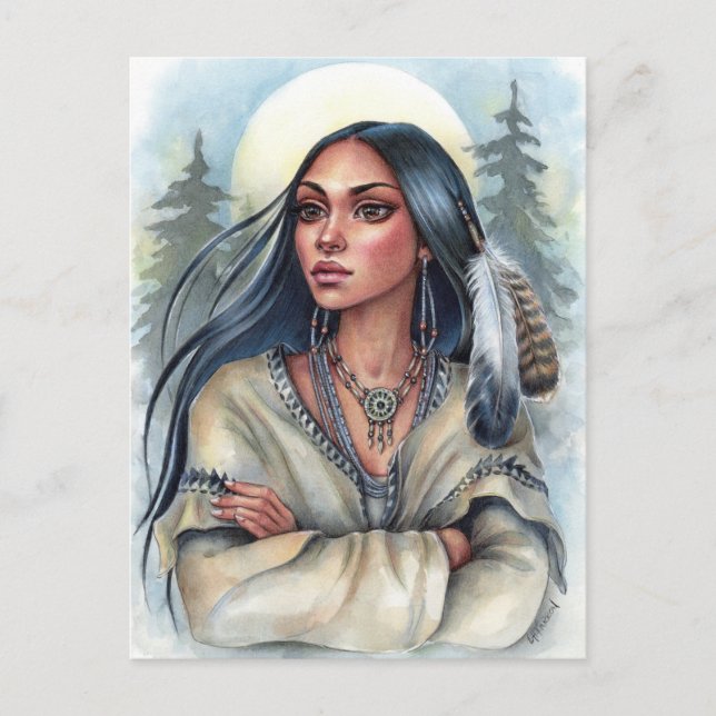 Sacred Feathers Postcard (Front)