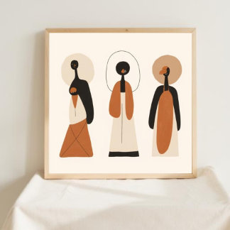 Sacred Feminine Trio Poster
