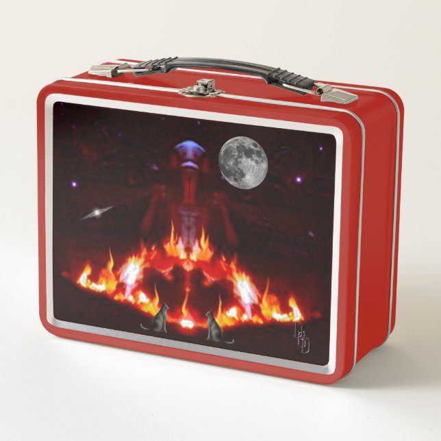 Sacred Fires Metal Lunch Box (Front)