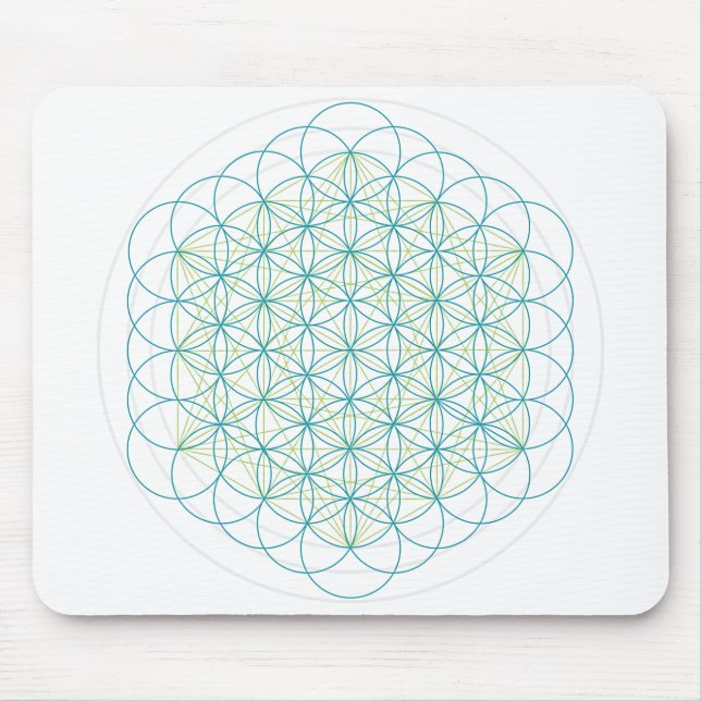 Sacred Flowers Mouse Pad (Front)
