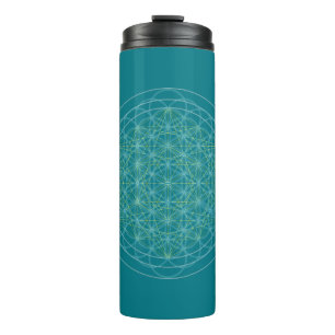 Sacred Flowers Thermal Tumbler