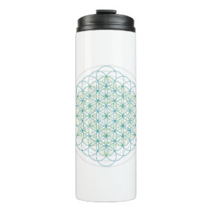 Sacred Flowers Thermal Tumbler