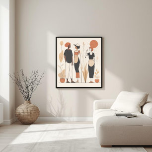 Sacred Form – Modern Feminine Geometry Poster