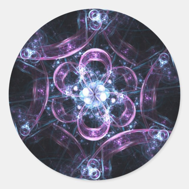 Sacred-G Energy Bubbles Classic Round Sticker (Front)