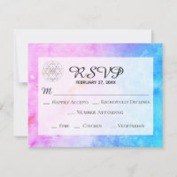 *~* Sacred Geometry Abstract Watercolor Wedding