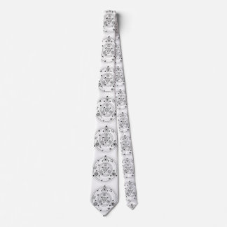 Sacred geometry and geometric alchemy design tie
