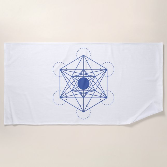 Sacred Geometry Beach Towel (Front)